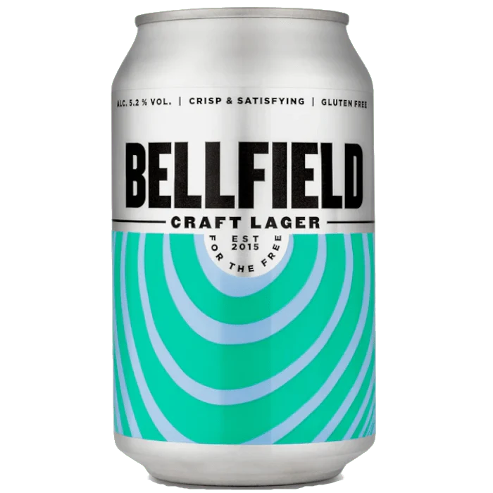 Bellfield Craft Lager Cans 12x330ml
