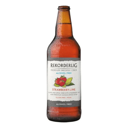 Rekorderlig Strawberry & Lime Alcohol Free Cider 15x500ml