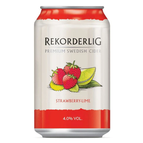 Rekorderlig Strawberry & Lime Cider Cans 24x330ml