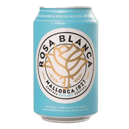 Rosa Blanca Mallorca 1927 Cerveza Lager Cans 24x330ml